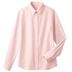 形態安定レギュラーカラーシャツ(長袖)(UVカット・抗菌防臭・洗濯機OK・部屋干しOK)