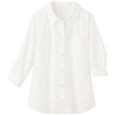 おすすめブラウス 白 七分袖 通販 セシール Cecile