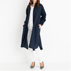 レディース シャツワンピース 紺 ネイビー系 通販 セシール Cecile
