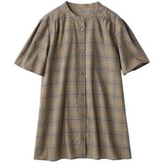バンドカラーブラウス