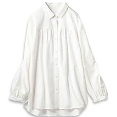 綿100% ふんわり刺しゅうブラウス