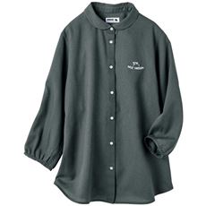 ちび衿7分袖シャツ(moz)