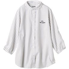 ちび衿7分袖シャツ(moz)