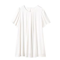 ひんやり裏地シフォンチュニックブラウス