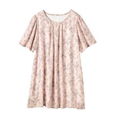 ひんやり裏地シフォンチュニックブラウス