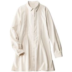 ラクロンneoピンタックチュニック(透けにくい・汗ジミ隠し・洗濯後しわになりにくい)