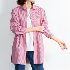 ラクロンneoピンタックチュニック(透けにくい・汗ジミ隠し・洗濯後しわになりにくい)