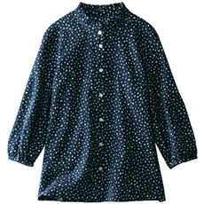 ミラクルウェーブフリル衿ブラウス