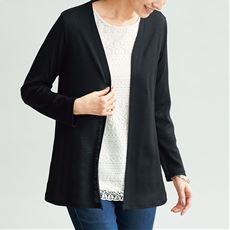 おすすめカーディガン 黒 通販 セシール Cecile