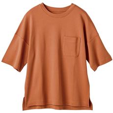 クルーネックTシャツ(綿100%・洗濯機OK)