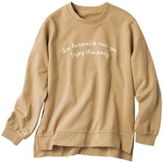 レディース トレーナー ベージュ系 通販 セシール Cecile