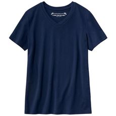 シンプルVネックTシャツ(半袖)(S～6L・洗濯機OK)