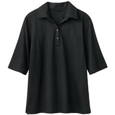 おすすめポロシャツ レディース 黒 通販 セシール Cecile