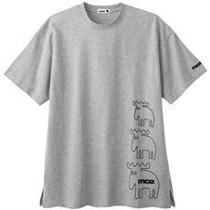 クルーネックロングTシャツ(moz)(洗濯機OK)