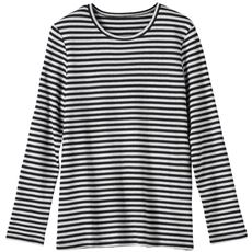 裏起毛クルーネックTシャツ(綿100%・洗濯機OK)