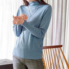あったかスマートヒート&reg;ハイネックTシャツ(静電気防止・吸湿発熱・吸汗速乾)