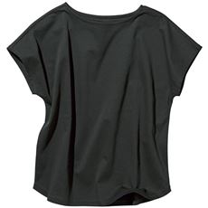 超長綿ボートネックTシャツ(日本製・綿100%・洗濯機OK)