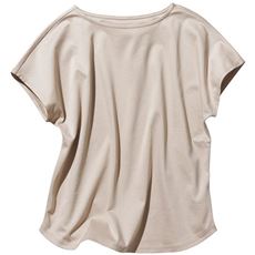 超長綿ボートネックTシャツ(綿100%・日本製・洗濯機OK)