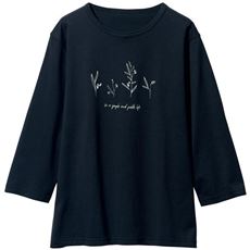 プリントTシャツ(7分袖)