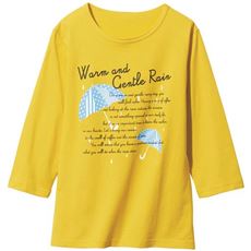 プリントTシャツ(7分袖)