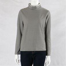 配色ハイネックTシャツ(洗濯機OK)