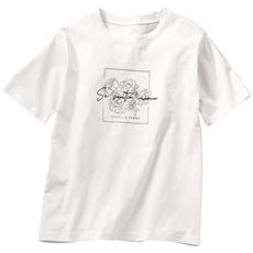 綿100%ロゴTシャツ(綿100%・接触冷感・洗濯機OK)