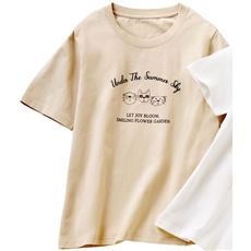 プリントTシャツ(リブ以外綿100%・洗濯機OK)