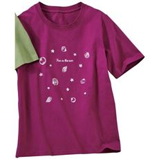 プリントTシャツ(リブ以外綿100%・洗濯機OK)