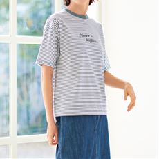 大人ロゴゆるTシャツ(UVケア・汗ジミ防止・洗濯機OK)