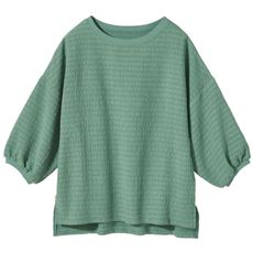 ジャカードプルオーバー(7分袖)(洗濯機OK)