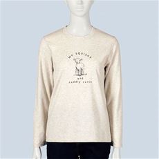 クルーネックプリントTシャツ(綿100%)