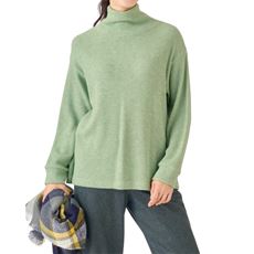 タンブルドライハイネックプルオーバー