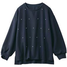 パール付きプルオーバー