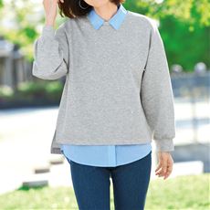 パール付きプルオーバー