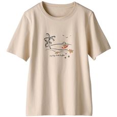 プリントTシャツ(リブ以外綿100%・洗濯機OK)
