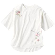 プリントゆるTシャツ(リブ以外綿100%・洗濯機OK)