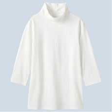 サマールーズネックTシャツ(7分袖)(綿100%・UVカット・洗濯機OK)