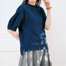 袖ボリュームプルオーバー(綿100%・洗濯機OK)