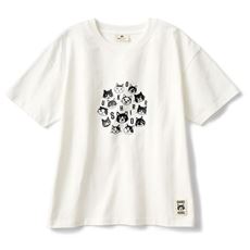 白黒さん集合半袖Tシャツ