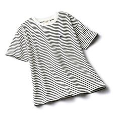 白黒さんボーダー半袖Tシャツ