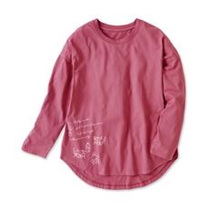プリントゆるTシャツ(綿100%・洗濯機OK)