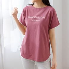 ロゴ入りゆるTシャツ(綿100%)