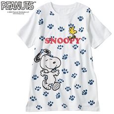 コットン100% 半袖Tシャツ(SNOOPY)