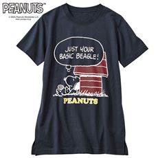 コットン100% 半袖Tシャツ(SNOOPY)