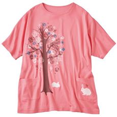 スマートドライ&reg;ゆったりTシャツ(ルームウェア・吸汗速乾・綿混)
