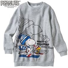 綿混あったか裏起毛プルオーバー(SNOOPY)
