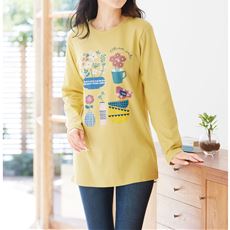 Tシャツ(セミロング丈・綿100%)