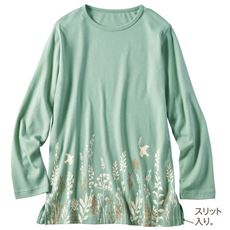 Tシャツ(セミロング丈・綿100%)