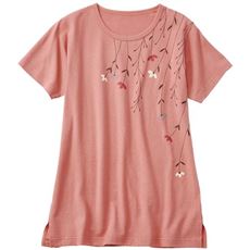 洗濯に強い!綿100%Tシャツ(セミロング丈)