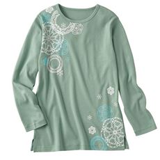 Tシャツ(セミロング丈・綿100%)